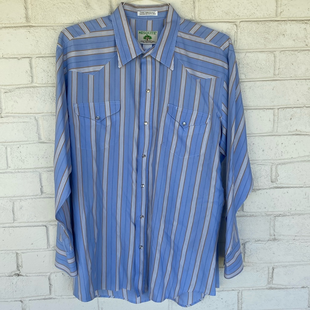 Mesquite Vintage Western Snap Western Shirt